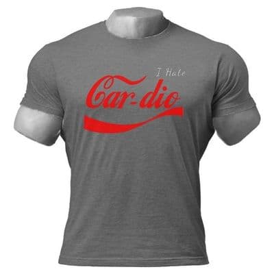 Dreadlift I Hate Cardio Tee - Grey