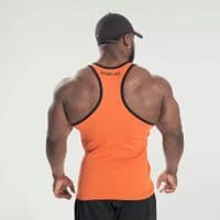 GASP Ribbed T-Back Gym Vest - Flame