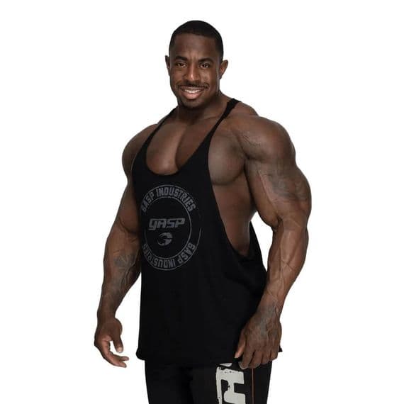 GASP Stringer Vest Black