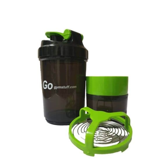 Go Gym Stuff Protein Shaker+ Green Bottle Mixer