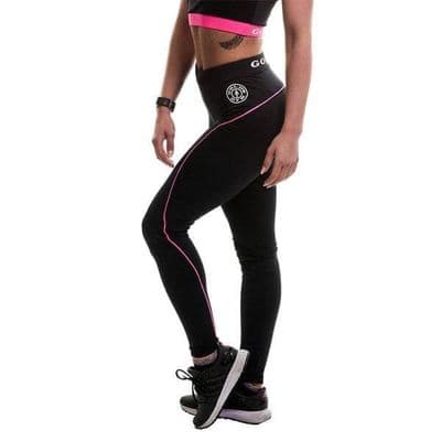 Gold's Gym Ladies Long Gym Leggings Black Pink