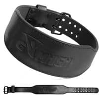 GYM HIGH 7mm Leather Weight Lifting Belt