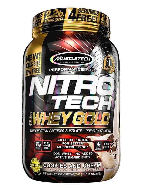 MuscleTech Nitro Tech 100% Whey Gold 1kg
