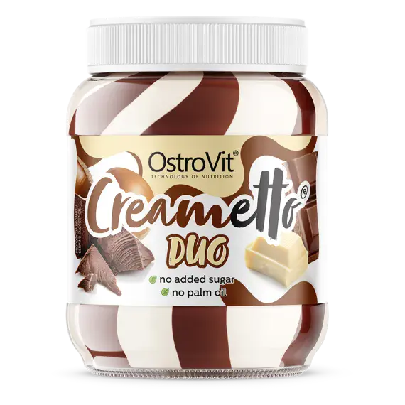 OstroVit Creametto 350g - Milk Hazelnut (DUO)