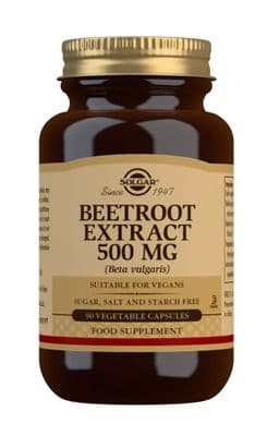 Solgar Beetroot Extract 500 mg 90 Vege Capsules