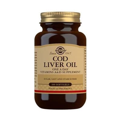Solgar Cod Liver Oil 100 Softgels