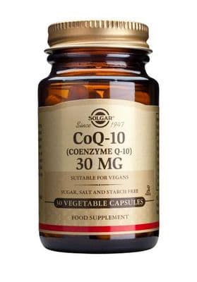Solgar CoQ-10 (Coenzyme Q-10) 30 mg 30 Softgels