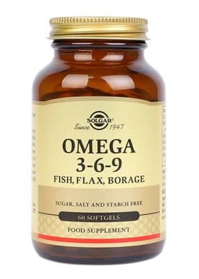 Solgar Omega 3-6-9 Fish, Flax, Borage 60 Softgels