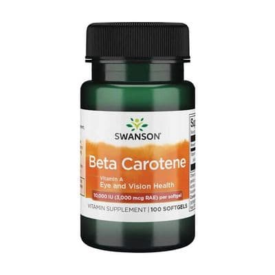 Swanson Beta Carotene (Vitamin A) 100 Softgels