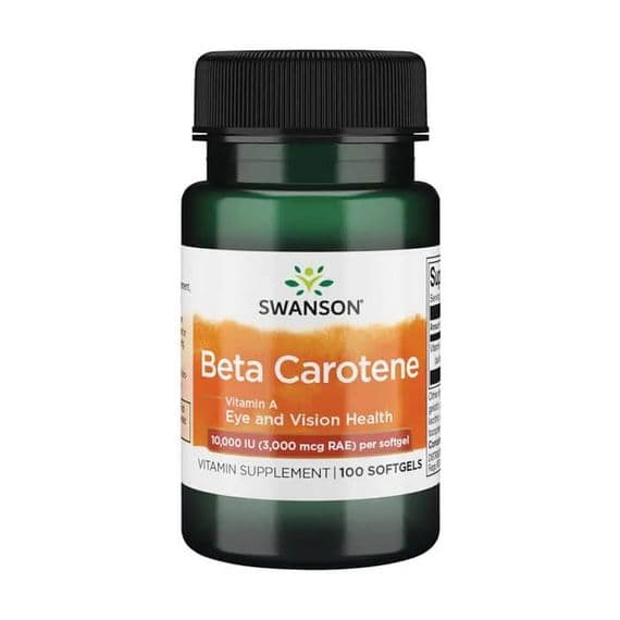 Swanson Beta Carotene (Vitamin A) 100 Softgels