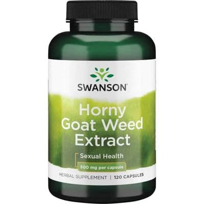 Swanson Horny Goat Weed Extract 120 Capsules