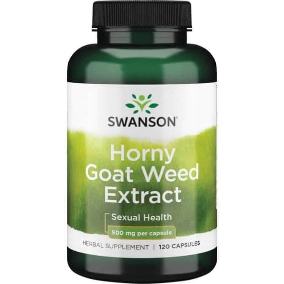 Swanson Horny Goat Weed Extract 120 Capsules