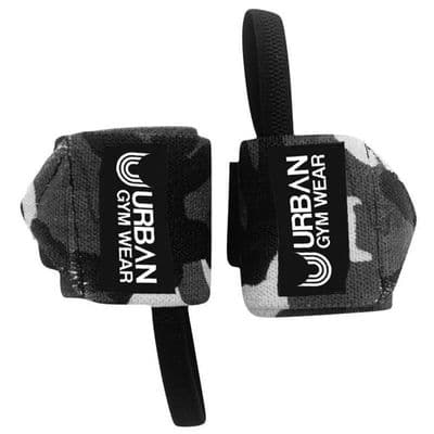 Urban Gym Wear Wrist Wraps Urban Camo 2pc