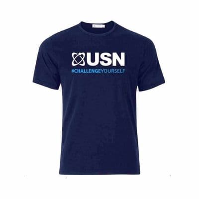 USN Challenge Yourself Logo T-Shirt - Blue