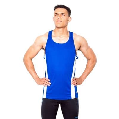 USN Men's Gym Training Vest - Blue