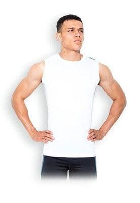 USN Men's Sleeveless Vest - White
