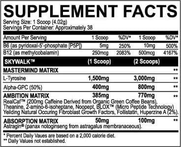 myoblox skywalk ingredients label WheyOkay