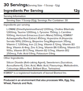 Warrior brain game ingredients WheyOkay