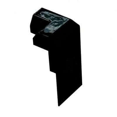 Sureedge Check Kerb External Corner Stop End Black