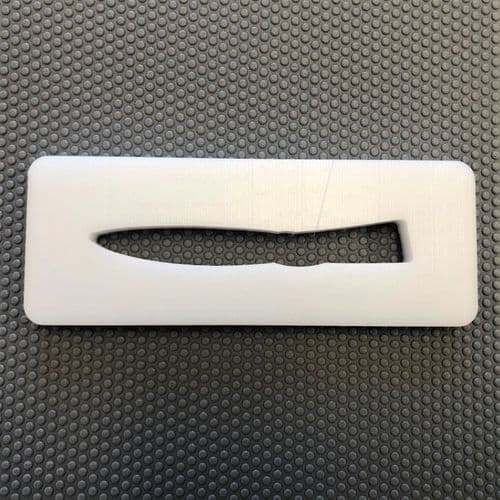 Main Foil Angle Plastic Template - FX1.1