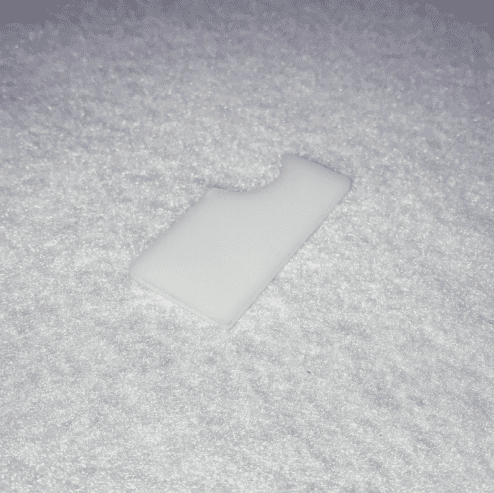 White Centreboard Packer (pair)