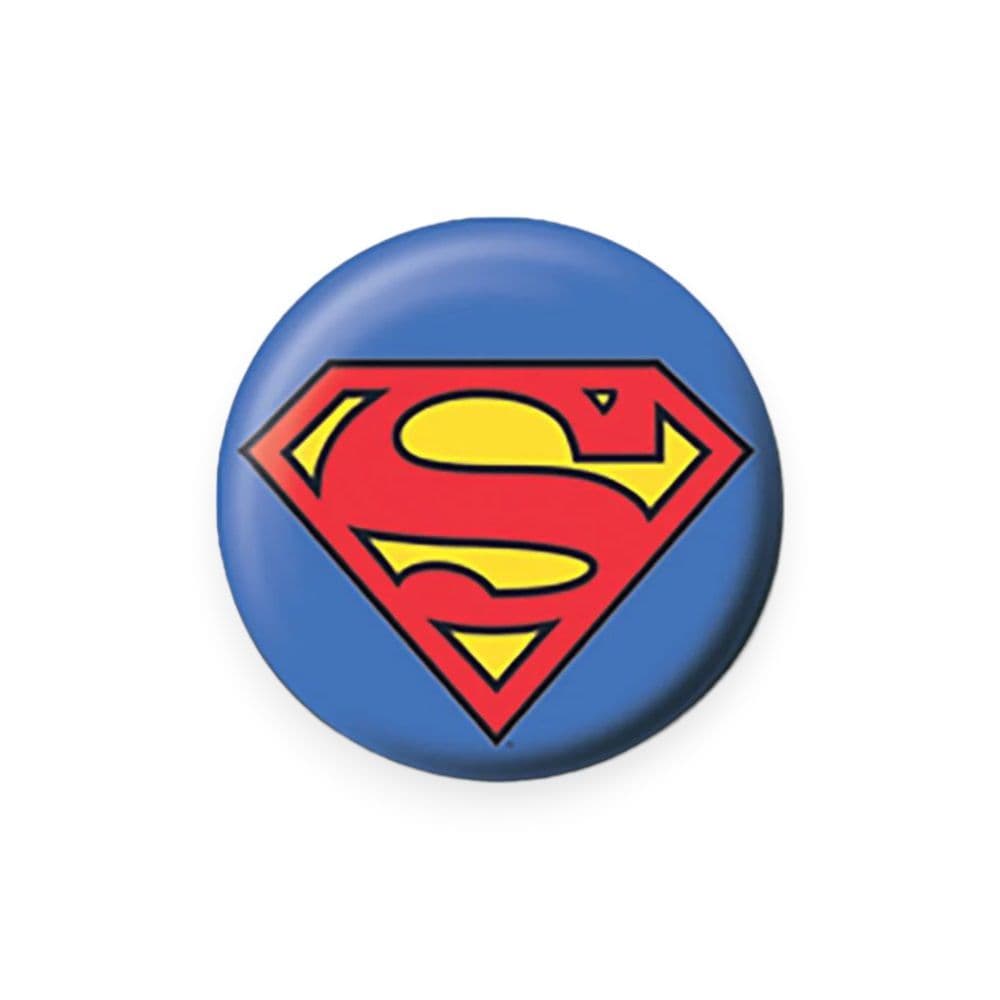 Dc Comics Superman Logos Superman Logo Black And Chrome Lensed Fan