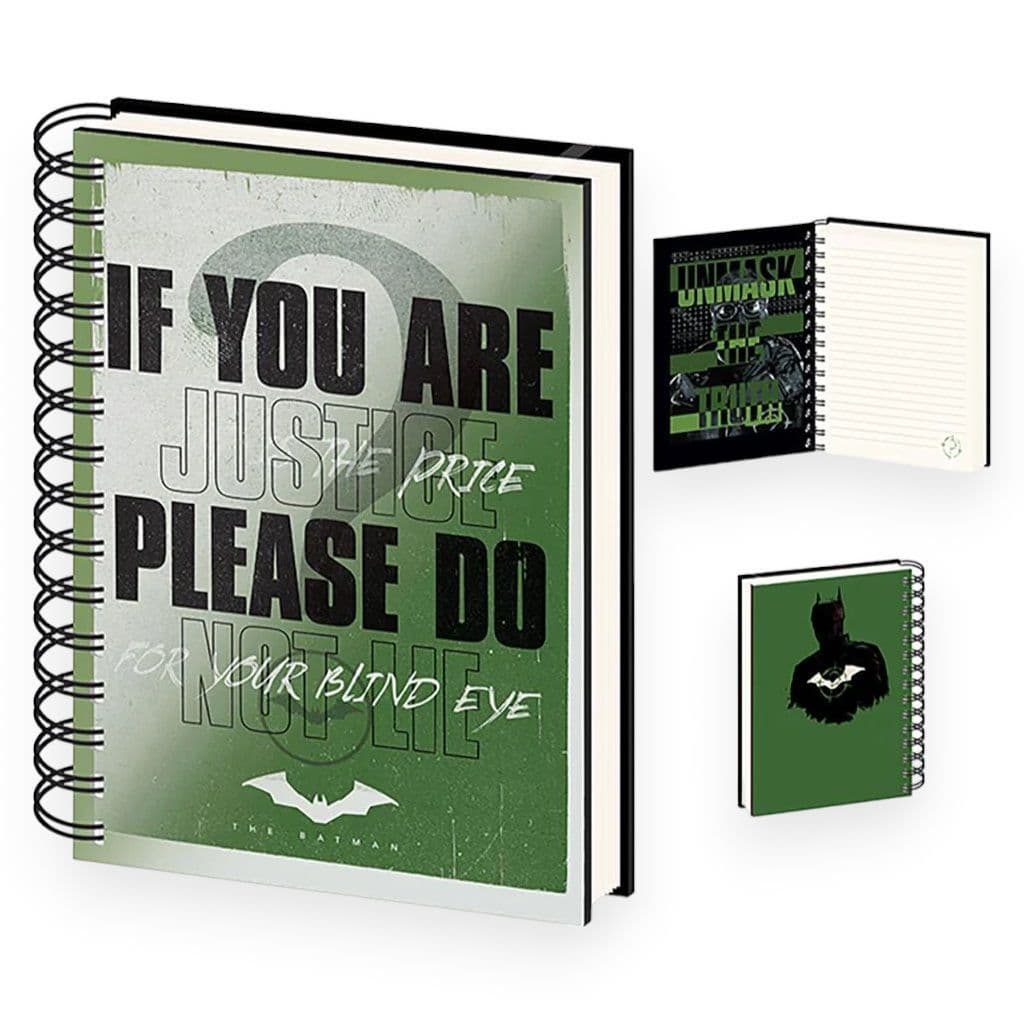 DC Comics The Batman Riddler A5 Lenticular Notebook Note Pad