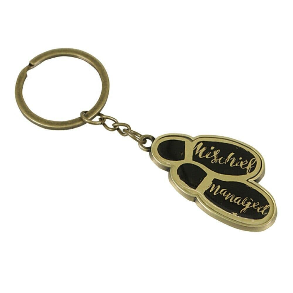Official Harry Potter Room Of Requirement Keyring - Metal & Epoxy Enamel Key Fob, Warner Bros Licensed, 4.5cm