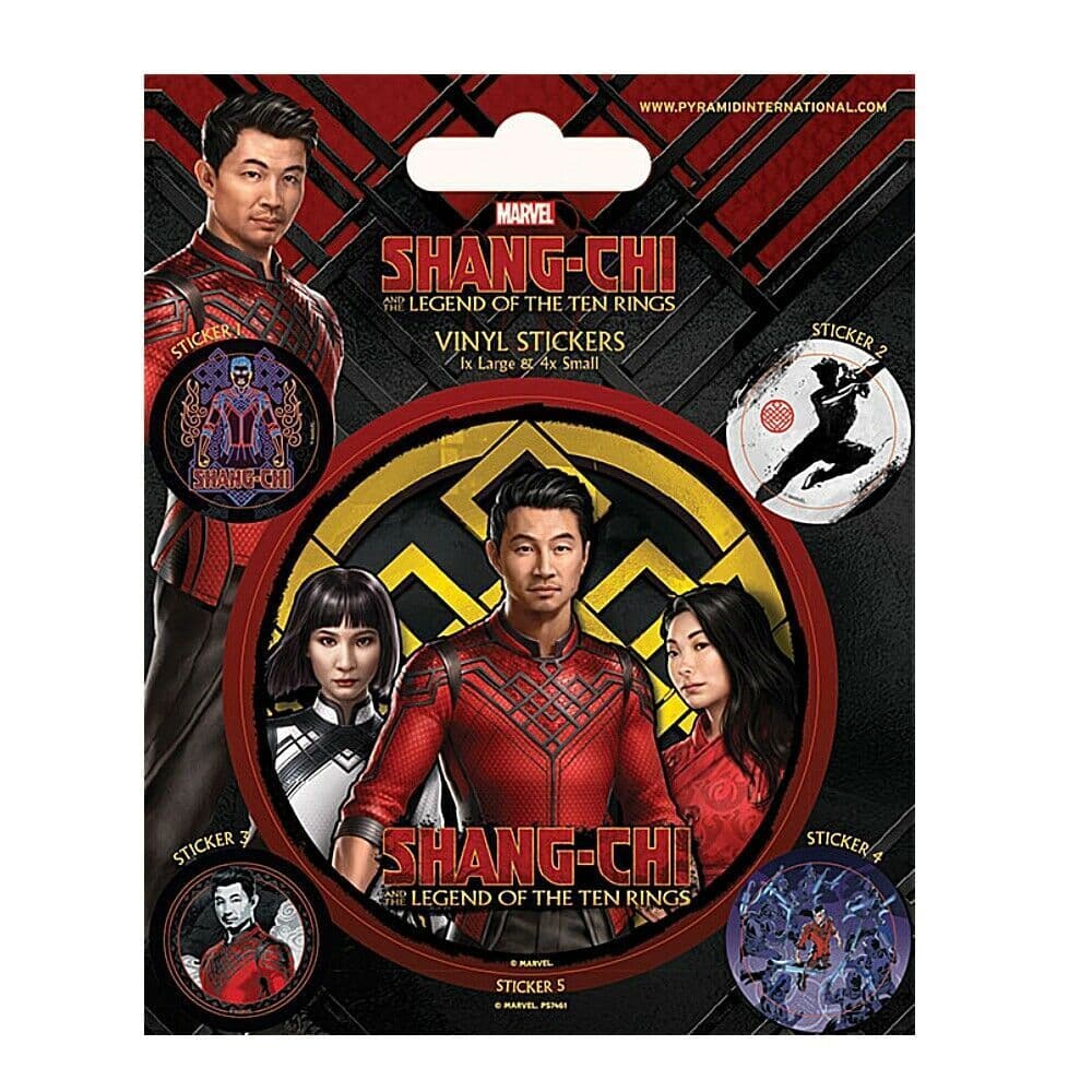 Marvel Shang-Chi Legend of the Ten Rings Vinyl Stickers Set Decals