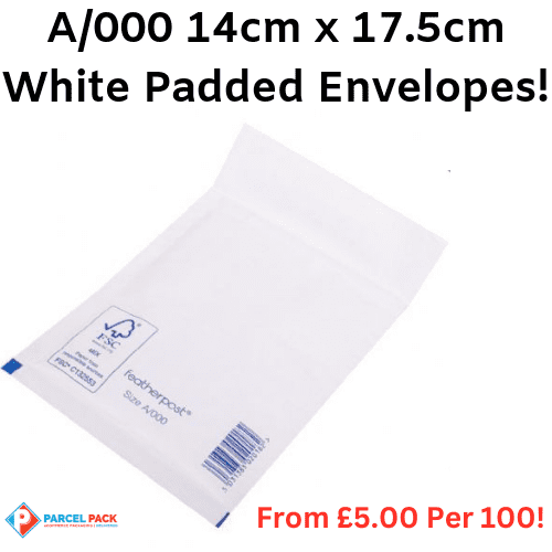 A/000 - White Bubble Padded Envelopes