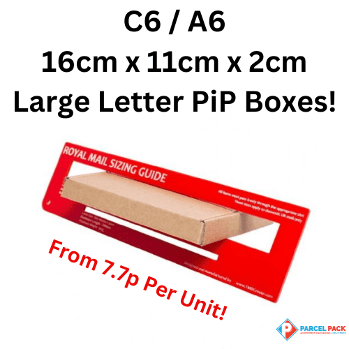 A6 / C6 Large Letter Box PiP Boxes