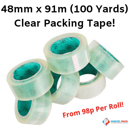 Clear Packing Tape 48mm x 91m