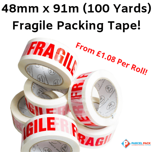 Fragile Packing Tape 48mm x 91m