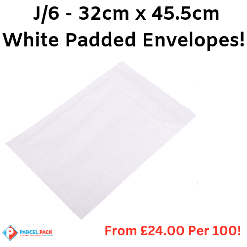 J/6 - White Bubble Padded Envelopes