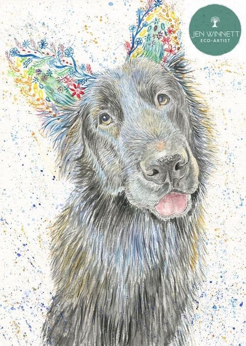 ALSATION - SIGNED PRINT