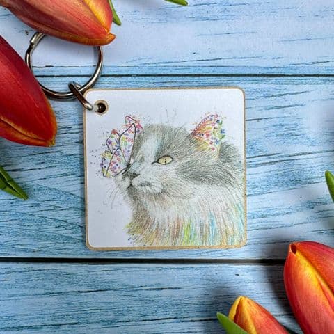 AURELIA THE CAT ECO KEYRING