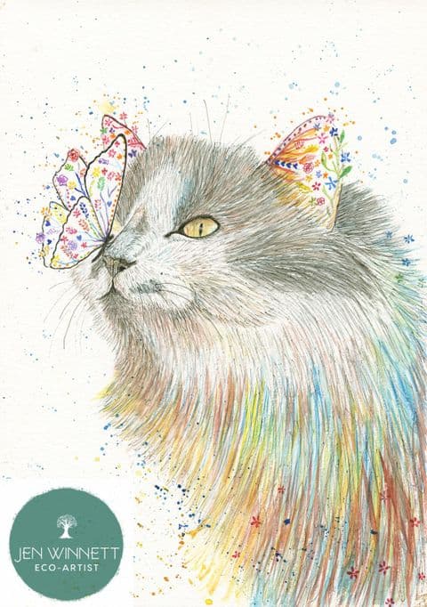 AURELIA THE CAT - SIGNED PRINT