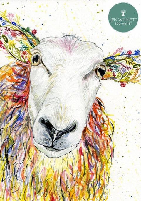 BAA-BARA THE SHEEP SIGNED PRINT