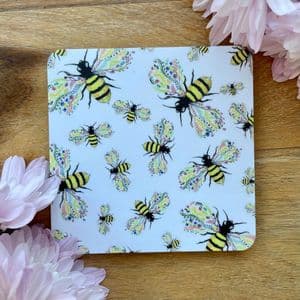 BEE FRIENDLY LUXURY CORK COASTER