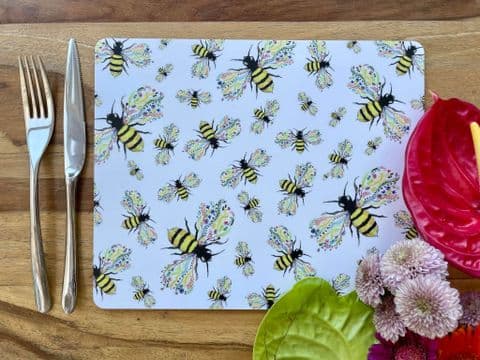 BEE FRIENDLY LUXURY CORK PLACEMAT