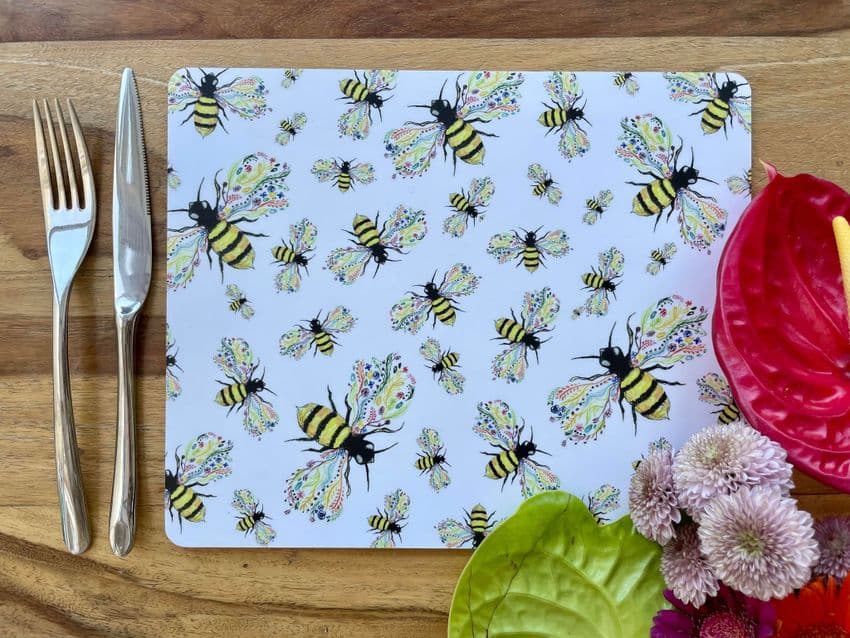 BEE FRIENDLY LUXURY CORK PLACEMAT