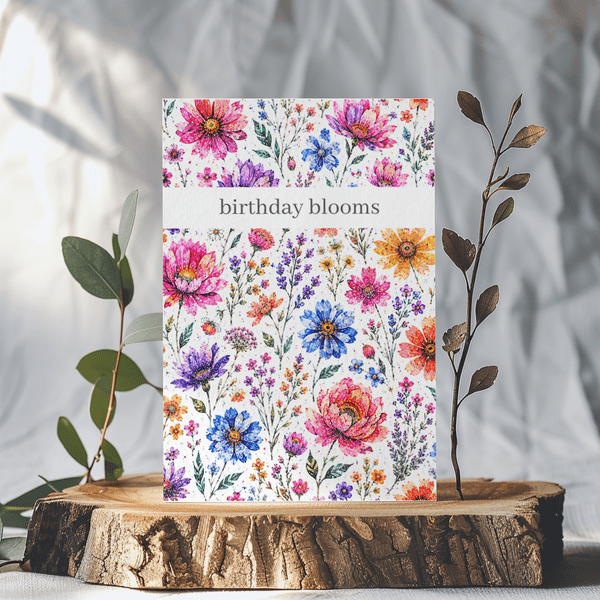 BIRTHDAY BLOOMS ECO-CARD