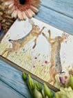 BOXING HARES ECO CARD
