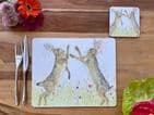 BOXING HARES LUXURY CORK PLACEMAT