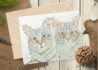 BUZZ AND WOODY THE CATS ECO CARD