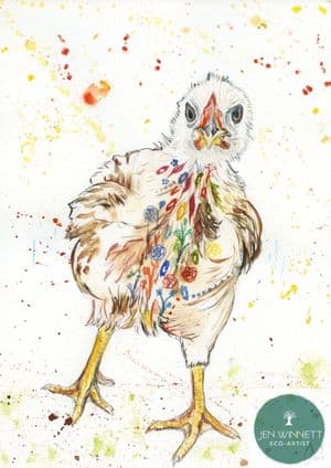 CHICK WITH ATTITUDE - SIGNED PRINT