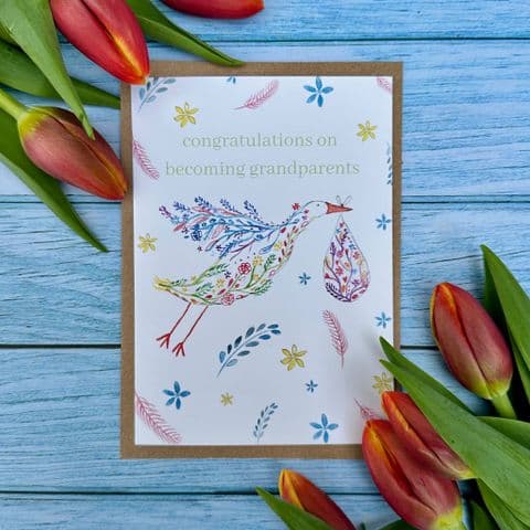 CONGRATULATIONS ON BECOMING A GRANDPARENT ECO-CARD