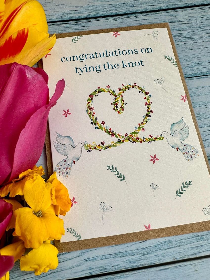 CONGRATULATIONS ON TYING THE KNOT ECO-CARD