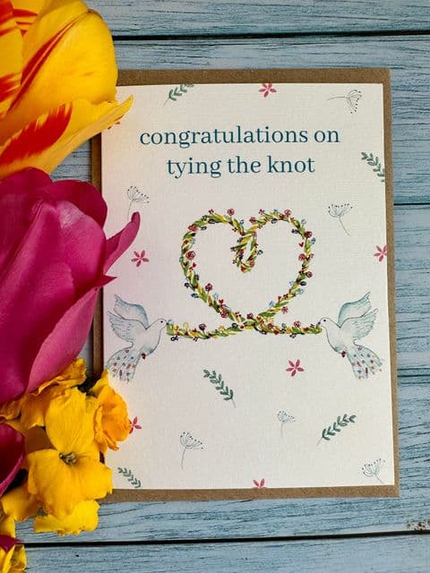 CONGRATULATIONS ON TYING THE KNOT ECO-CARD