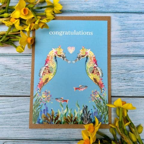 CONGRATULATIONS SEAHORSE ECO CARD